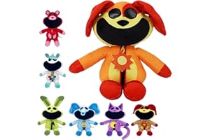 AMEBLEAK Smiling Critters Peluche, Smiling Critters Plush Toy, Juguete de Peluche de Sonrientes Critters, Cute Smiling Critters Cat Nap Catnat Accion Doll for Kids and Adults, Birthday and Christmas (D)