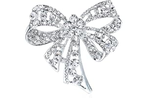 FAIRYGATE Crystal Brooch Rhinestone Brooches Lapel Pin Backpack Badge Hat Bag Decoration Accessories for Men and Women, B31