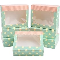 50 CONFEZIONI SCATOLE Per Torte Bianche, Scatole Per Biscotti, Scatole