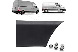 MKAREPART Kotflügel Seitenabdeckung Zierleiste Zierleiste hinten rechts für kurzes Chassis L1 und L2 Model Master MK3, Movano B MK2, NV400 10-on 768F30005R (Kotflügel hinten rechts)