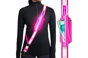 Ylzzrs Leuchtband Joggen mit Reflektor Gürtel,LED Reflektorband USB Typ C Aufladbar Lauflicht mit Reflektoren Licht für Jogger Laufen Fahrrad Hundewandern Outdoor Sports für Männer, Frauen und Kinder