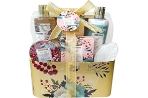 GLOSS! Rituals Set de Regalo Mujer | Set Bano perfuma Vainilla y Tilo | Regalo Cumpleaños Mujer y Mama | Set Regalo Mujer | Regalo Navidad | Cesta Belleza Cuidado y Bienestar | PROFUSION CASE