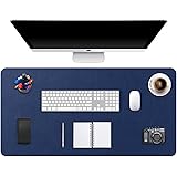 DOBAOJIA Extended Mouse Pad Mat XXL Desk Pad Large Desk Mat 35.4" X 16.9" Desk Blotter Writing Pad for Laptop/Office/Home, PU