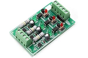 AILOVA Optocoupler Isolation Module, 3 Channel AC 220V Photoelectric Isolated Module Isolated Board Testing Module No PCB Holder