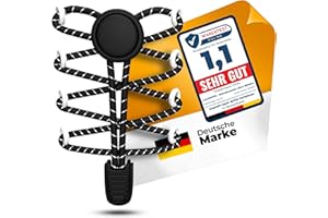 LaceHype - 2 oder 1 Paar Schnürsenkel ohne binden Elastische mit Schnellschnürsystem aus Gummi, SK02 - Schuhbänder ohne binden - für Sneaker, Kinderschuhe, Laufschuhe