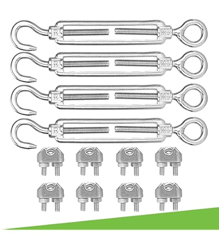 Kit Tendicavi M4 Acciaio Inox - Serracavi Per Fune Regolabili - Foto 12