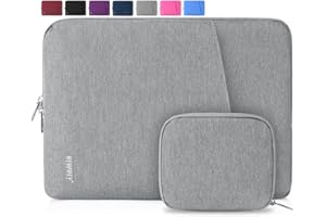 NEWHEY Custodia per MacBook Air 14 Pollici Impermeabile Custodia PC 14 Pollici Antiurto Porta Computer Custodia Borsa con Piccolo Caso Grigio