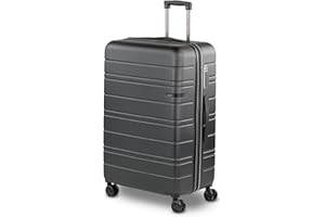 Jaslen - Maletas de Viaje Rígidas con Puerto USB 4 Ruedas Dobles ABS. Extensibles Duras Cómodas y Ligeras. Candado TSA. Tamaños Pequeña Mediana y Grande. 171200