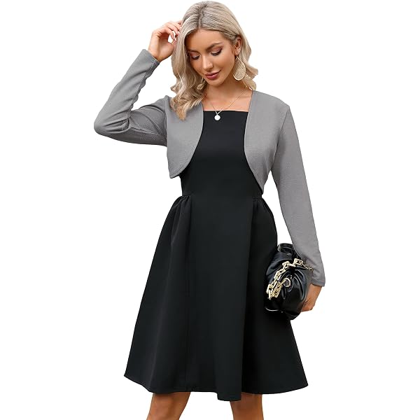 Boléro Dentelle Femme – Manches 3/4, Ouvert Devant, Léger | Pour Plage, Mariage, Tenue Bohème Chic