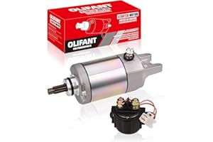 OLIFANT Starter Motor for Honda FourTrax 300 TRX300 TRX300FW ATV 1988-2000 TRX250 1987 ATC250 SX ATC 250 ES Big Red 246cc 31200-HC4-023 31200-HC4-033 SM13213 128000-4400