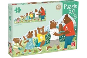 DUJARDIN Goula - Puzzle XXL Bear Family para niños a partir de 3 años