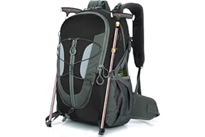 OUUTMEE Sac à Dos de Randonnée Imperméable pour Hommes et Femmes, sac à dos Trekking Ultra Léger, Sac à dos Voyage pour Camping, Randonnée, Escalade, Voyage et Alpinisme