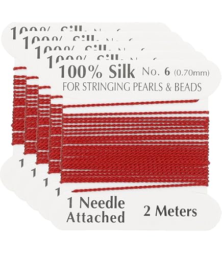 100% Natural Griffin Silk Cord For Stringing - Blue - In A Choice