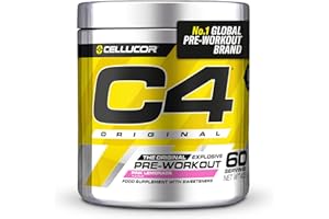 CELLUCOR C4 Original - Suplemento en polvo para preentrenamiento - Limonada rosa | Bebida energética para antes de entrenar | 150 mg de cafeína + beta alanina + monohidrato de creatina | 60 raciones
