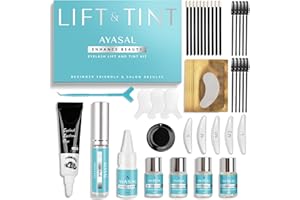 AYASAL Lash Lift Kit Wimpernlifting- und Färbeset: Koreanische Formel für Wimperndauerwelle, Sanftes und Reizfreies Wimpernlifting-Set ohne Thioglykolat