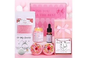 TUDOU Best Friend Gifts For Women, Bestie Gifts For Women, Friends Gifts For Birthday Christmas Xmas Presents, Relaxation Spa Sets Care Package Box Friendship Pamper Hampers For Best Friends Bestie Sister