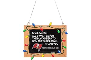 Forever Collectibles UK Foco Tampa Bay Buccaneers Kunstharz Kreidetafel Schild Ornament