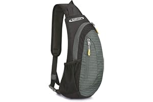 G4Free Bolsillo Ligero en el Pecho & Bolsa de Hombro & Sling Bag Mochila Triangular para Senderismo, Ciclismo, Viajes o Mochilas Multiusos