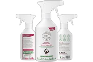 C&G Pets Tough Pet Stain, Urine, and Odor Remover 500ML | Cat and Dog Formula with Natural Enzymes by Cooper and Gracie | Anti-Bacterial, Anti-Fungal, Prevents Marks, Destroys Organic Stains