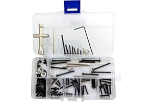 YIJIALINK RC Auto Schraube Box Kit Reparatur Werkzeug Zubehör Schrauben Sortiment Set Hardware Fasteners Kompatibel mit Hyper Go H16BM H16DR H16 MJX 16207 16208 16209 16210 1/16 Scale RC Upgrade Teile