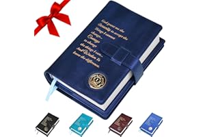 Galileo Double AA Big Book Cover & 12 Steps & 12 Traditions | by | Perfect Gift | Alcoholics Anonymous (Serenity Prayer/Coin Pocket/Royal Blue Metallic)