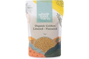 Wholefood Earth Organic Golden Linseed/Flaxseed – 1 kg