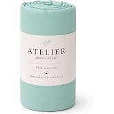 Fitted Sheet 100% Cotton, Breathable, Soft Touch, All Sizes, Durable Fabric, High Comfort, Made in Portuga (150 x 190/200 cm,