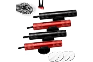 ZBXSNK 2Pcs Car Window Breaker, 2 in 1 Seat Belt Cutter and Window Breaker with Test Glass & Holders, Safe Hero Life Hammer Flash Hammer for All Vehicles Safety Escape Tool(2Pcs)
