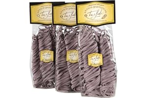 ‎ANTICO PASTIFICIO TEALDI Tealdi, Tagliatelle mit Barolo-Wein, aus Italien, 3 x 250