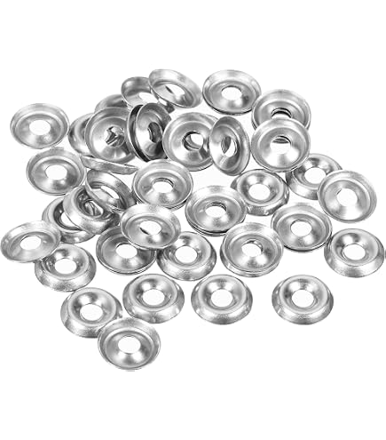 PATIKIL – 100 Rondelle A Testa Svasata #12 In Acciaio Inox 304 | Diametro Interno 6.23 Mm | Per Fai-da-te E Meccanica