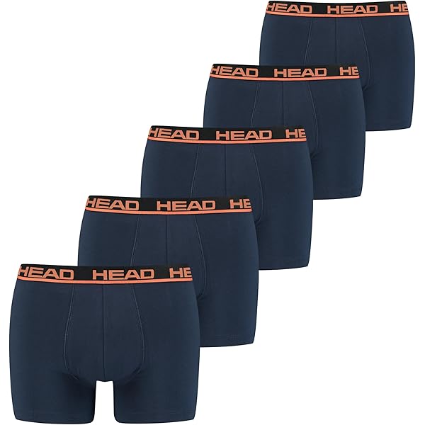 HEAD Heren boxershort Basic Boxer 8 Pack, zwart/blauw, L HEAD Heren boxershort Basic Boxer 8 Pack, zwart/blauw, L