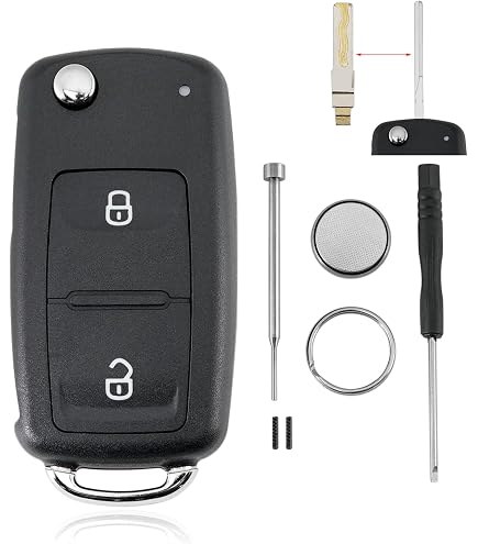 2-Button Flip Key Cover Case For Seat Ibiza, Leon, Toledo, Alhambra, Arosa, Cordoba