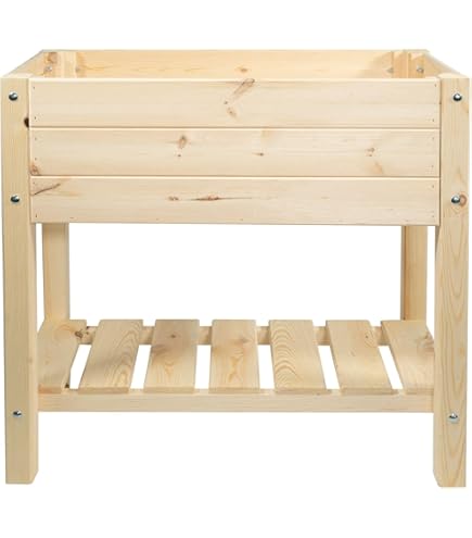 SCHWANFELD® Verhoogd bloembed van hout, bescherming tegen