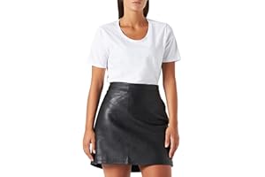 JJXX Jxrowe Short Faux Leather Skirt Noos Falda de Piel para Mujer