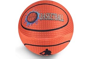 BOXOB Baloncesto Silencioso Que Rebota, Baloncesto Silencioso para Entrenamiento en Interiores Balón Silencioso Baloncesto de Rebote Suave Baloncesto Silencioso Mejorado para Jóvenes