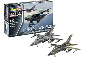 Revell 03801 - Kit per modellino per 50° anniversario di Tornado, scala 1:72, in plastica, non verniciato, non verniciato