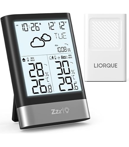 Capteur Extérieur Température/humidité Bresser 3CH - Pour Stations Météo 9501200, 9501201...