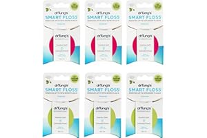 DRTUNG'S Dr. Tung's Smart Floss, 30 yds, Natural Cardamom Flavor 1 ea Colors May Vary (Pack of 6)