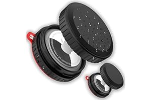 DEERLET Airtag Hülle 2er Pack, IPX8 Wasserdicht Halterung Mit Ultra Steuerrohr Aufkleber, Holder Aus Hartem PC-Material für Auto, Fahrrad, Motorrad, Wallet, Gepäck, Zubehör, Kompatibel Mit Apple Airtag