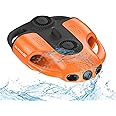 Youcan Robot BW Space Pro Underwater Drone with 4K UHD Camera Remote Control Stable Signal Transmission RC Submarine (Tether of 100M with Orange)
