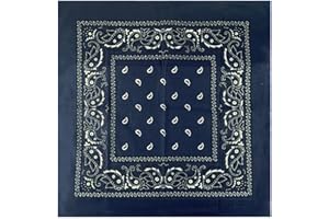 JOPHY & CO. Bandanas 100 % coton pour femme / homme / enfants, unisexe avec motif Paisley, mouchoir couvre-chef, écharpe pour cheveux / cou / poignet / tête COD.644
