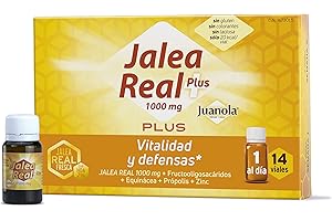 JUANOLA Jalea Plus, Complemento alimenticio con jalea real fresca, 14 Viales