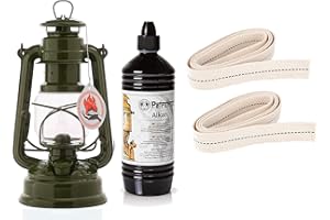 Feuerhand Set per principianti con lanterna, Baby Special 276, con 1 litro di alcalino e 2 stoppini di ricambio