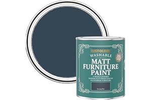 Rust-Oleum Dark Blue Furniture Paint in Matt Finish - Evening Blue 750ml
