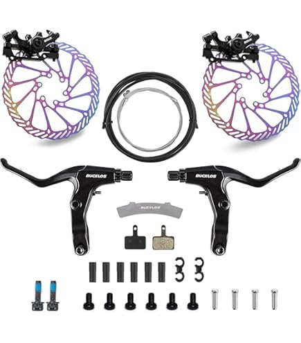 Clarks M4 Hydraulic Front & Rear Disc Brake Set With Rotors | Merlin Cycles - View #4