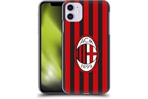 Head Case Designs Licenza Ufficiale AC Milan in Casa 2018/19 Kit Cresta Custodia Cover Dura per Parte Posteriore Compatibile con Apple iPhone 11