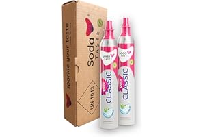 SodaTASTE Quick Classic CO2-Zylinder kaufen 2er-Pack (Reservezylinder) für Wassersprudler mit Quick Connect System, für bis zu 120l gesprudeltes Wasser