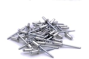 SINGULARITY SUPPLIES M4.8 (4.8mm x 12mm) Dome Blind Rivet - Aluminium (Pack of 40)