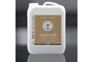 OLI NATURA ÖLE & WACHSE Huile Aspect bois Brut pour parquet - Scandic Oil Oli-Natura 5 litres -