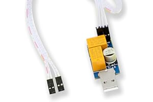 SinLoon Doppelrelais, USB-Watchdog-Karte, unbeaufsichtigt, automatischer Neustart, blauer Bildschirm, Crash-Timer, Neustart für 24-Stunden-PC, Gaming-Server, Mining Miner (USB)
